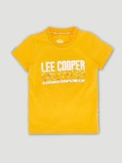 Lee Cooper Pre-Boys Hayden T-Shirt - Yellow(Pre Boys Hayden T Shirt Yellow 36911701)