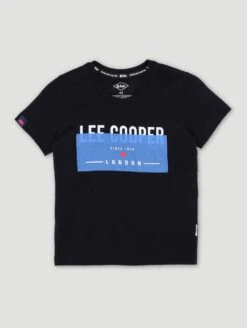 Lee Cooper Pre-Boys Aiden Tee - Black(Pre Boys Aiden Tee Black 38111001)