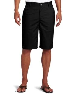 Lee Lee Uniforms Men's Flat-Front Short
