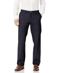 Lee Men's Total Freedom Stretch Relaxed Fit Flat Front Pant