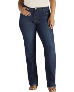 Lee Instantly Slim Straight Leg Jeans (Plus)