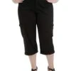 Lee Relaxed Fit Austyn Knit Waist Cargo Capris (Plus) 1 Lee Relaxed Fit Austyn Knit Waist Cargo Capris (Plus) -Lee Outlet 719zbQDXs2L. AC SR736920