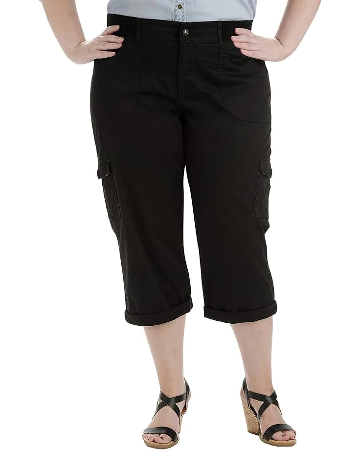 Lee Relaxed Fit Austyn Knit Waist Cargo Capris (Plus) 3 Lee Relaxed Fit Austyn Knit Waist Cargo Capris (Plus)