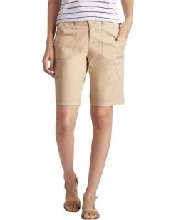 Lee Avery Knit Waist Cargo Bermudas