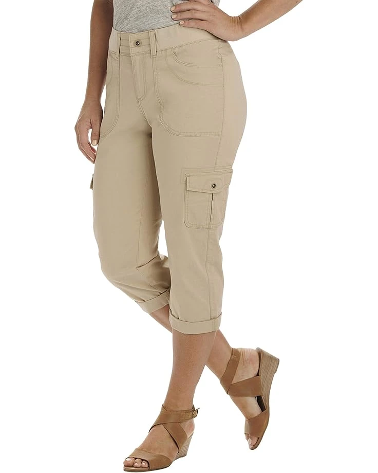 Lee Relaxed Fit Austyn Knit Waist Cargo Capris 3 Lee Relaxed Fit Austyn Knit Waist Cargo Capris