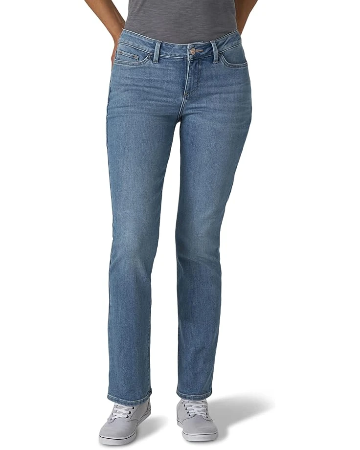 Lee Secretly Shapes Regular Fit Straight Leg Jeans Mid-Rise 3 Lee Secretly Shapes Regular Fit Straight Leg Jeans Mid-Rise