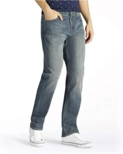 Lee Lee Men's Big & Tall Performance Series Extreme Motion Athletic Fit Tapered Leg Jean