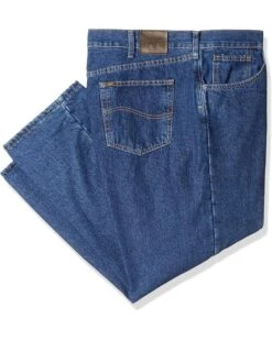 Lee Men's Big & Tall Big-Tall Fleece Lined Relaxed Fit Straight Leg Jean