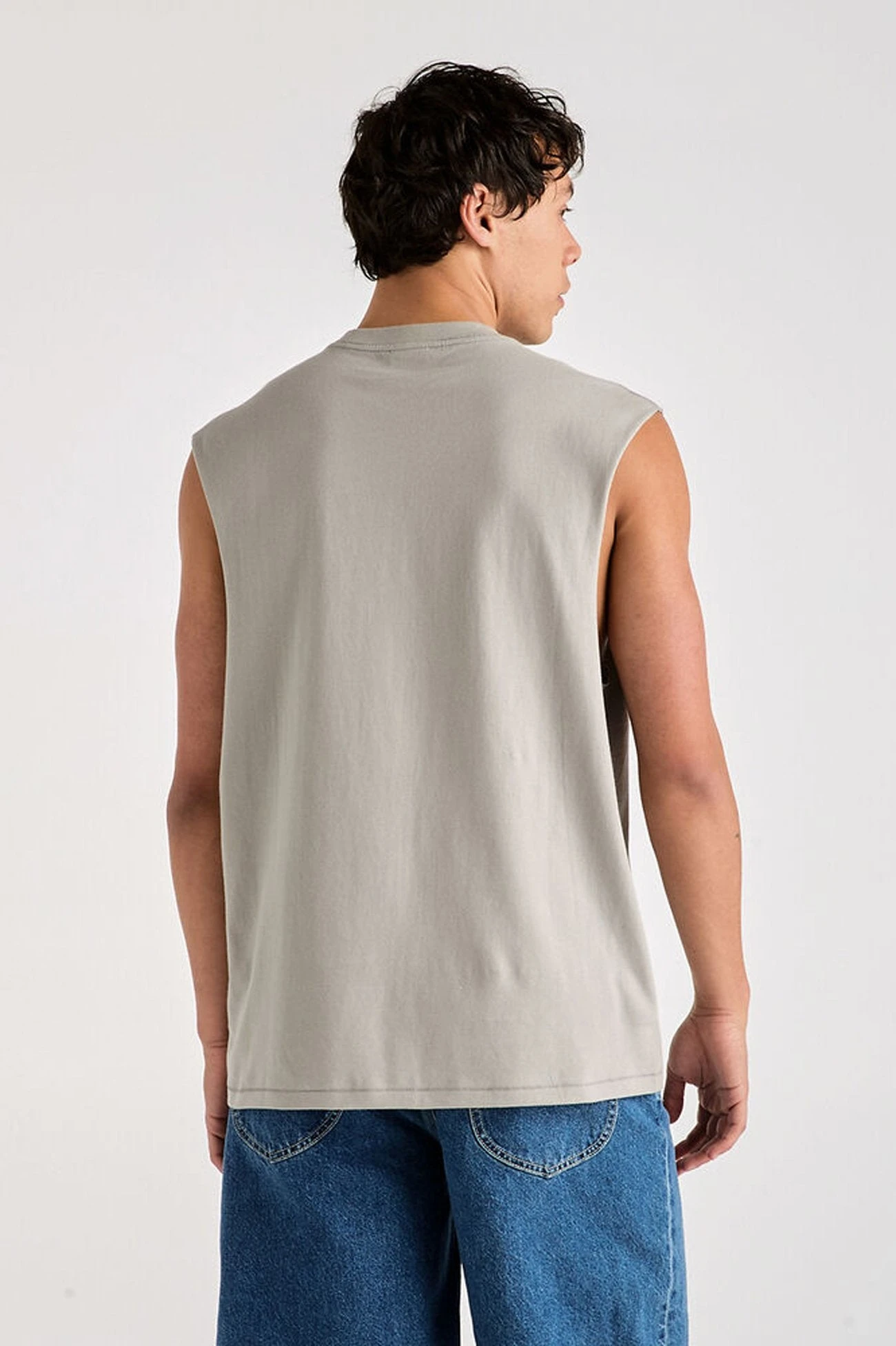 Lee Denim Co Muscle Tee Stone Steel 4 Lee Denim Co Muscle Tee Stone Steel - Image 2