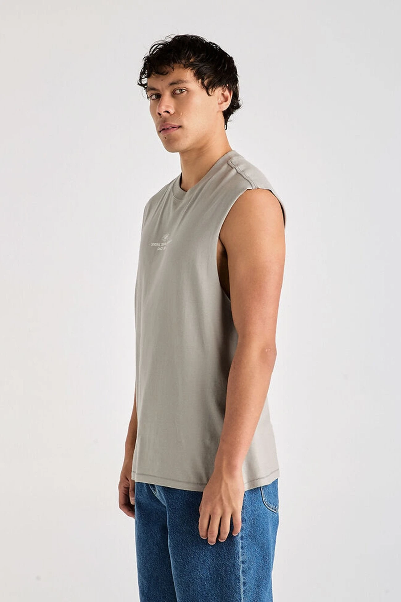 Lee Denim Co Muscle Tee Stone Steel 5 Lee Denim Co Muscle Tee Stone Steel - Image 3