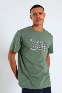 Lee Logo Print Tee - Green(Logo Print Tee Green 41413202)