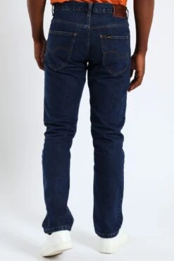 Lee Brooklyn Regular Straight Leg Denim - Dark Indigo(Brooklyn Denim Dark Indigo 41412101) -Lee Outlet EDG090720250319