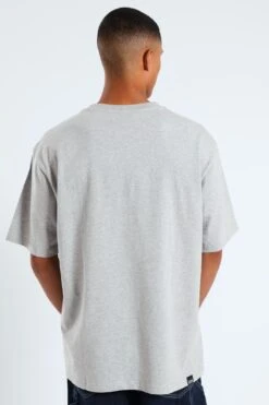Lee Botr Patch Tee - Grey Melange(Botr Patch Tee Grey Melange 41414501) -Lee Outlet EDG090720250331