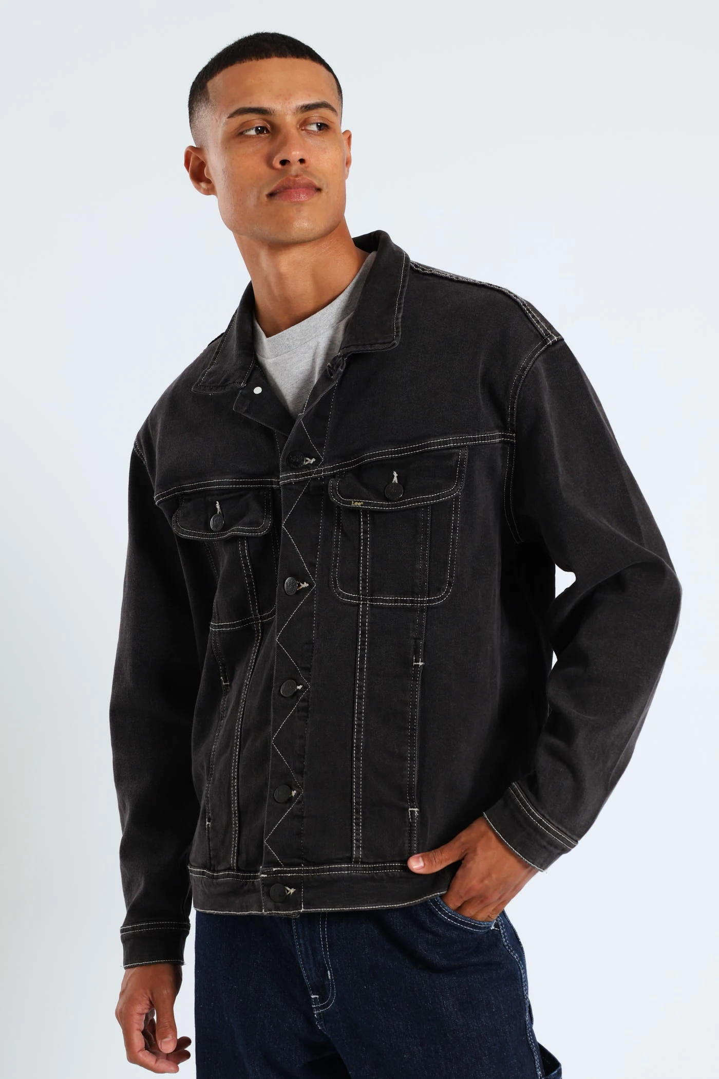 Lee Rider Denim Jacket - Black(Rider Denim Jacket Black 41417201) 3 Lee Rider Denim Jacket - Black(Rider Denim Jacket Black 41417201)
