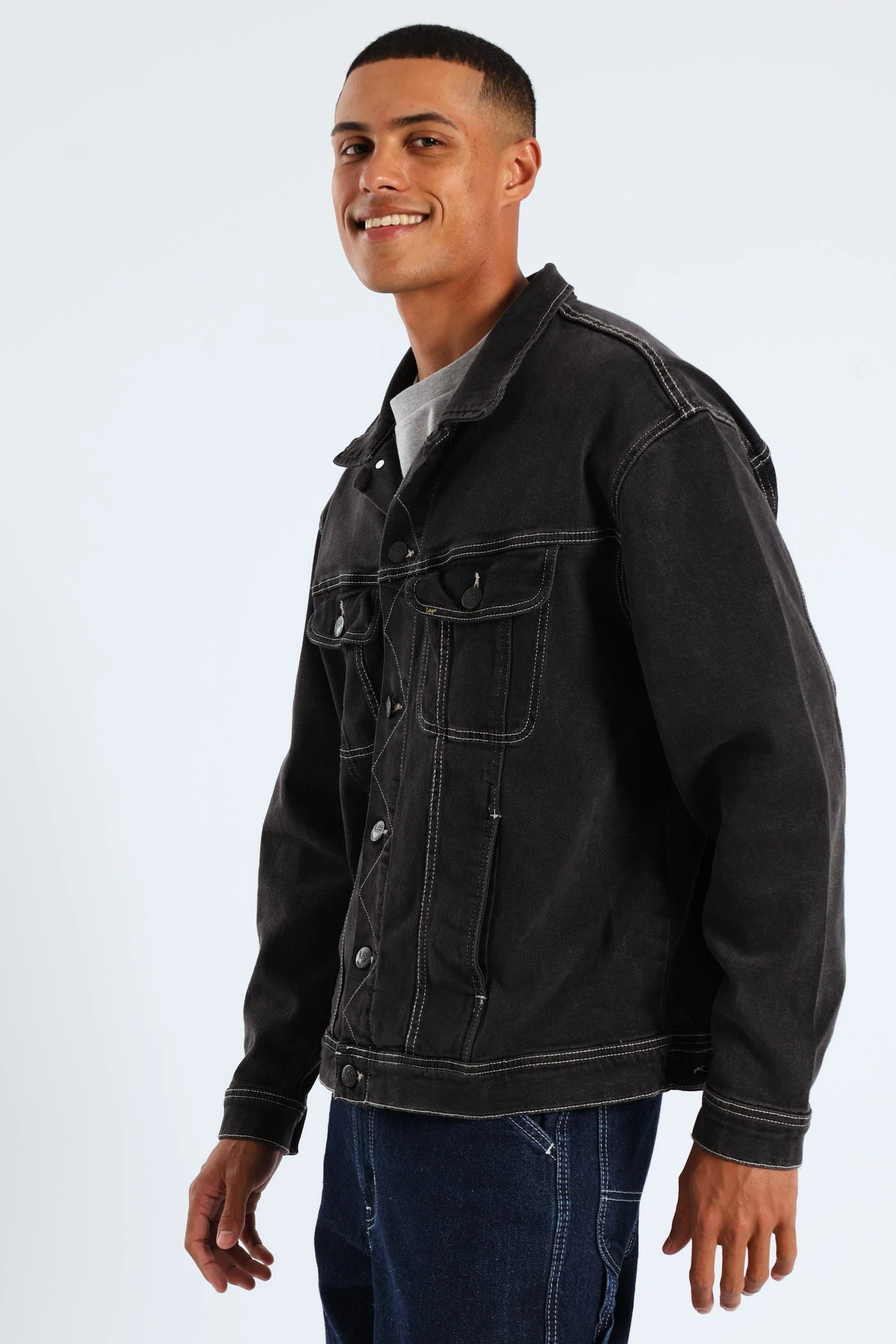 Lee Rider Denim Jacket - Black(Rider Denim Jacket Black 41417201) 7 Lee Rider Denim Jacket - Black(Rider Denim Jacket Black 41417201) - Image 5