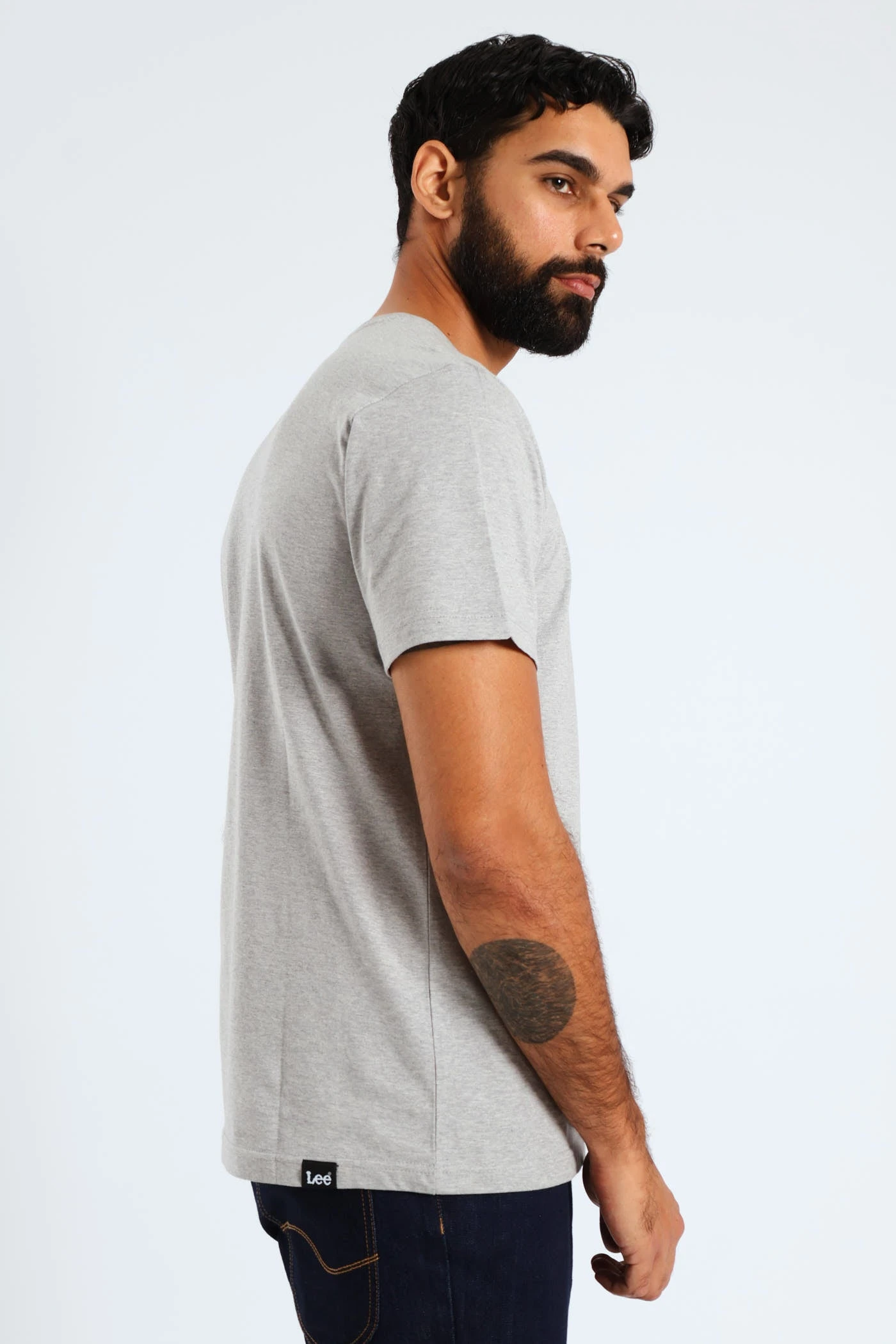 Lee Jeans Tee - Grey Melange(Jeans Tee Grey Melange 41414801) 5 Lee Jeans Tee - Grey Melange(Jeans Tee Grey Melange 41414801) - Image 3