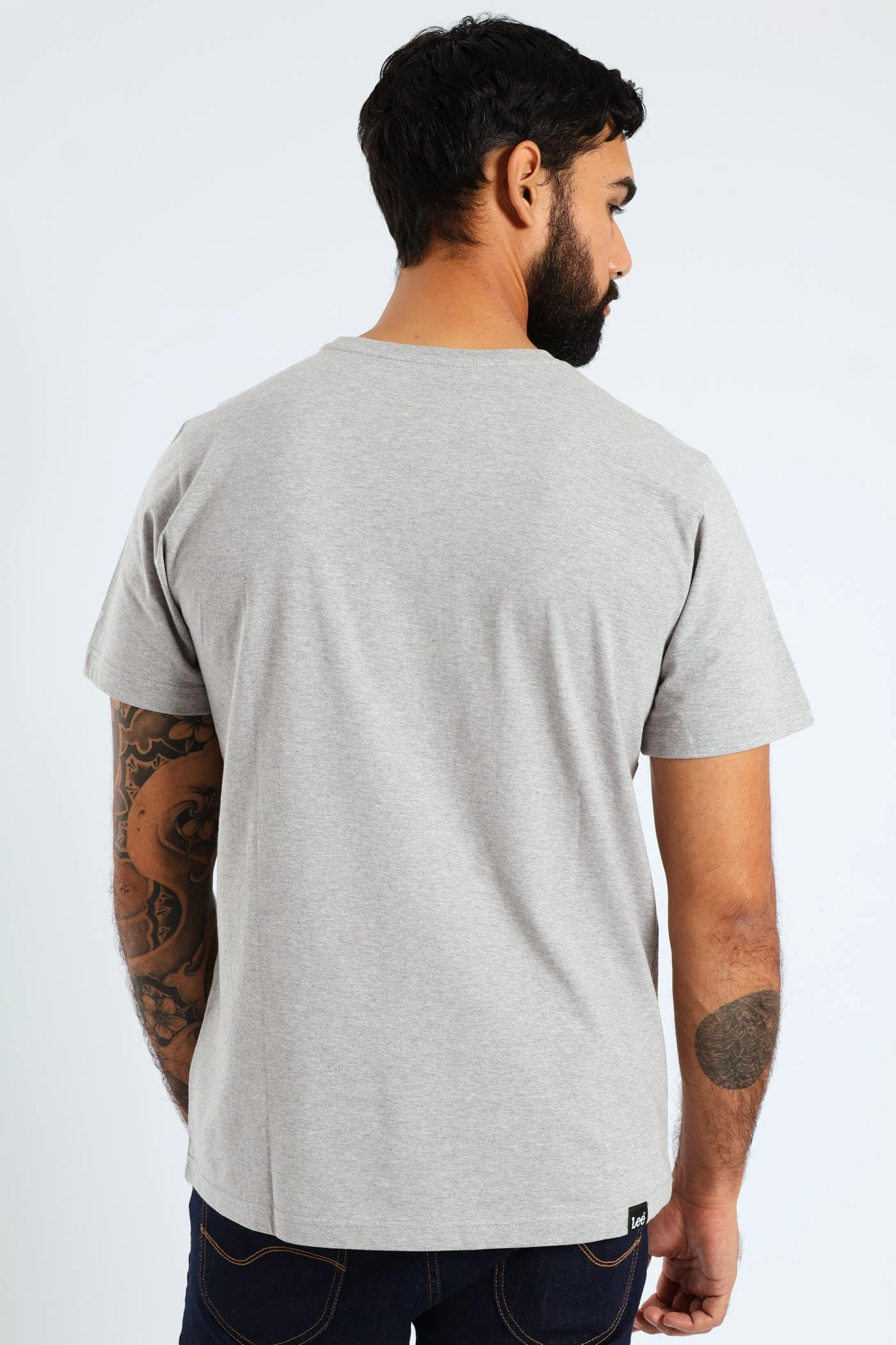 Lee Jeans Tee - Grey Melange(Jeans Tee Grey Melange 41414801) 6 Lee Jeans Tee - Grey Melange(Jeans Tee Grey Melange 41414801) - Image 4