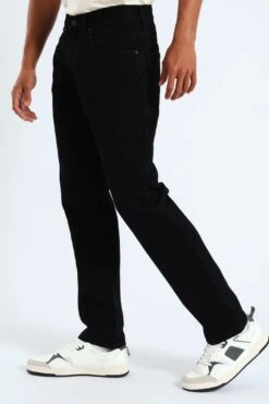 Lee Brooklyn Regular Straight Leg Denim - Black(Brooklyn Denim Black 41412103) -Lee Outlet EDG090720250396