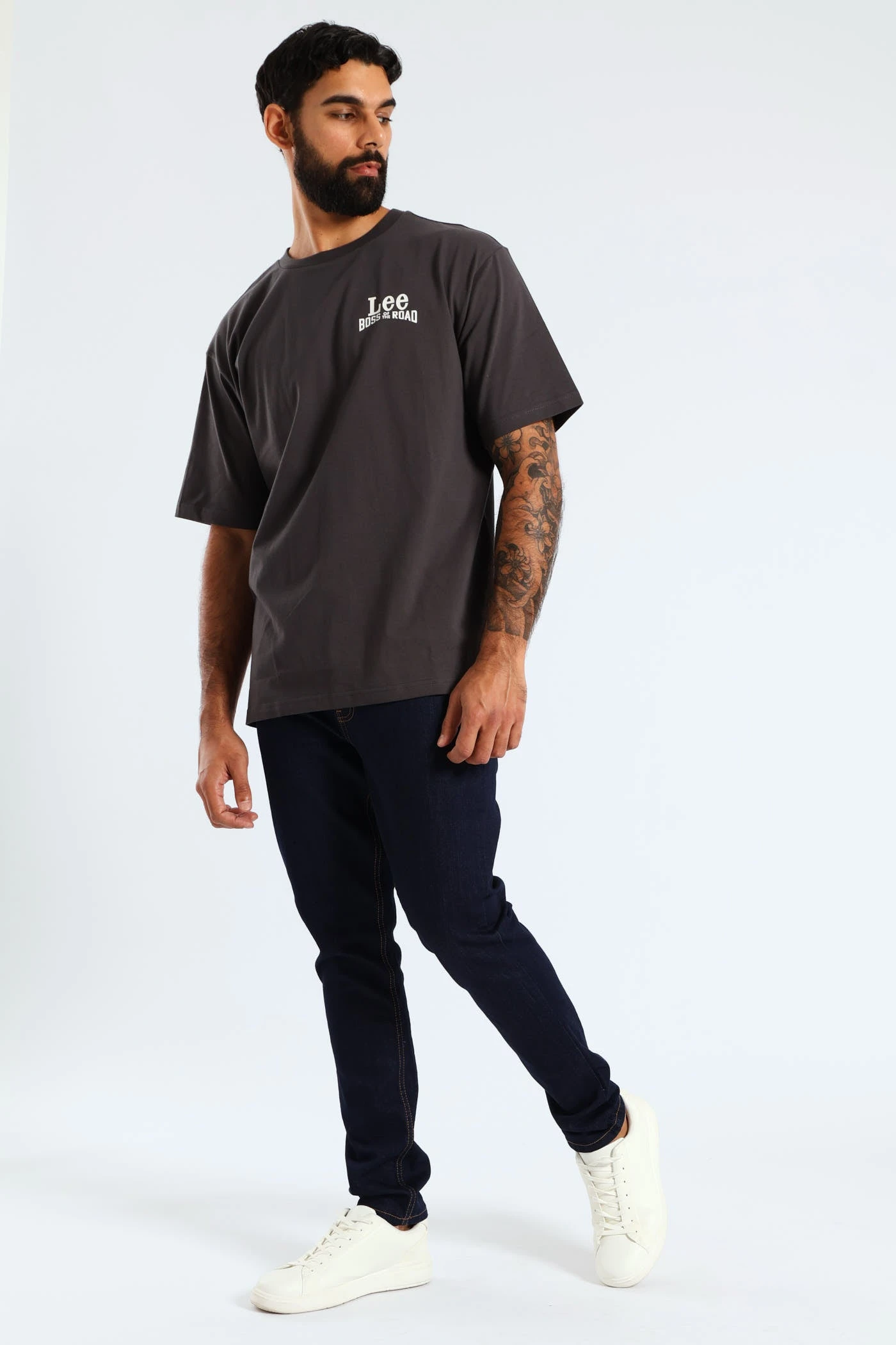 Lee Botr Vintage Tee - Grey(Botr Vintage Tee Grey 41413802) 6 Lee Botr Vintage Tee - Grey(Botr Vintage Tee Grey 41413802) - Image 5