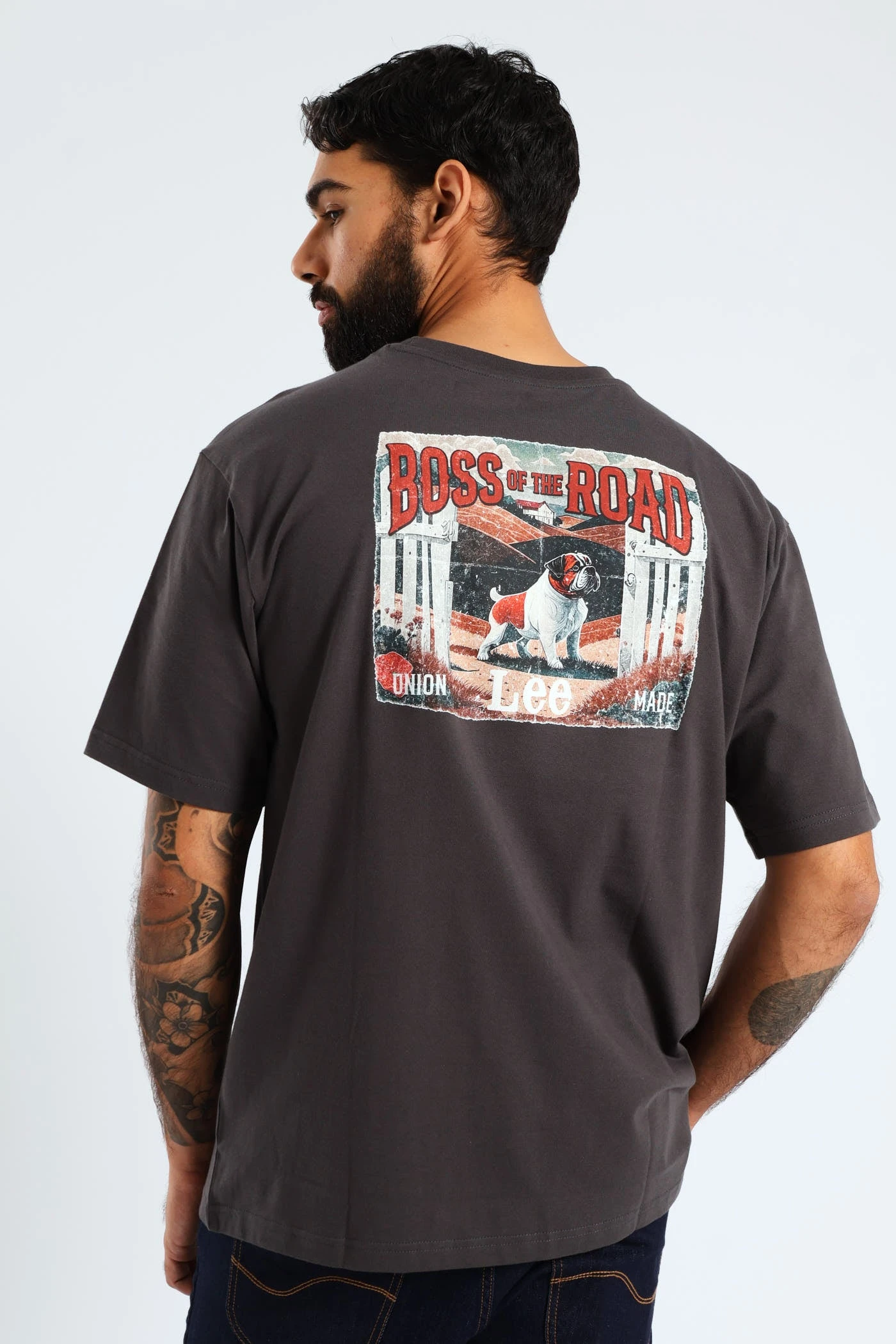 Lee Botr Vintage Tee - Grey(Botr Vintage Tee Grey 41413802) 2 Lee Botr Vintage Tee - Grey(Botr Vintage Tee Grey 41413802)