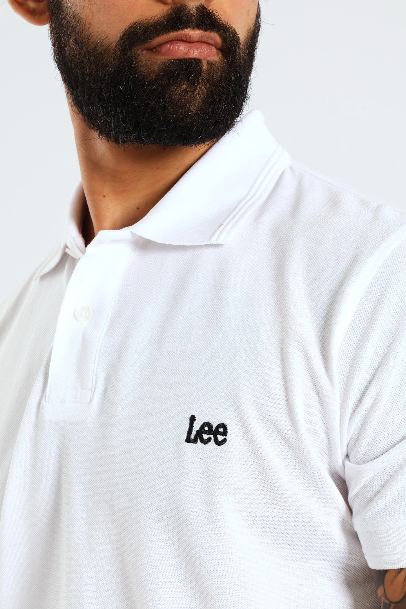 Lee Lcarus Polo Golfer - White(Lcarus Polo Golfer White 41417403) 4 Lee Lcarus Polo Golfer - White(Lcarus Polo Golfer White 41417403) - Image 2