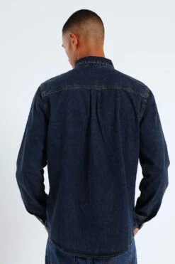 Long Sleeve Lazy Denim Shirt - Stonewash(Long Sleeve Lazy Denim Shirt Stonewash 41417102) 10 Long Sleeve Lazy Denim Shirt - Stonewash(Long Sleeve Lazy Denim Shirt Stonewash 41417102) -Lee Outlet EDG090720250525