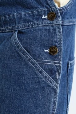 Lee Regular Relaxed Straight Leg DenimDungaree - Med Wash(Denim Dungaree Med Wash 41417301) -Lee Outlet EDG090720250611