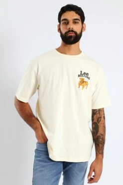 Lee Botr Bulldog Tee - White(Botr Bulldog Tee White 41414101)