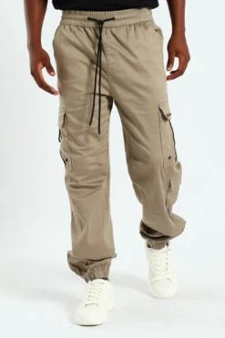 Lee Cooper Allan Cuffed Cargo Pants - Taupe(Allan Cuffed Cargo Pants Taupe 38246501)