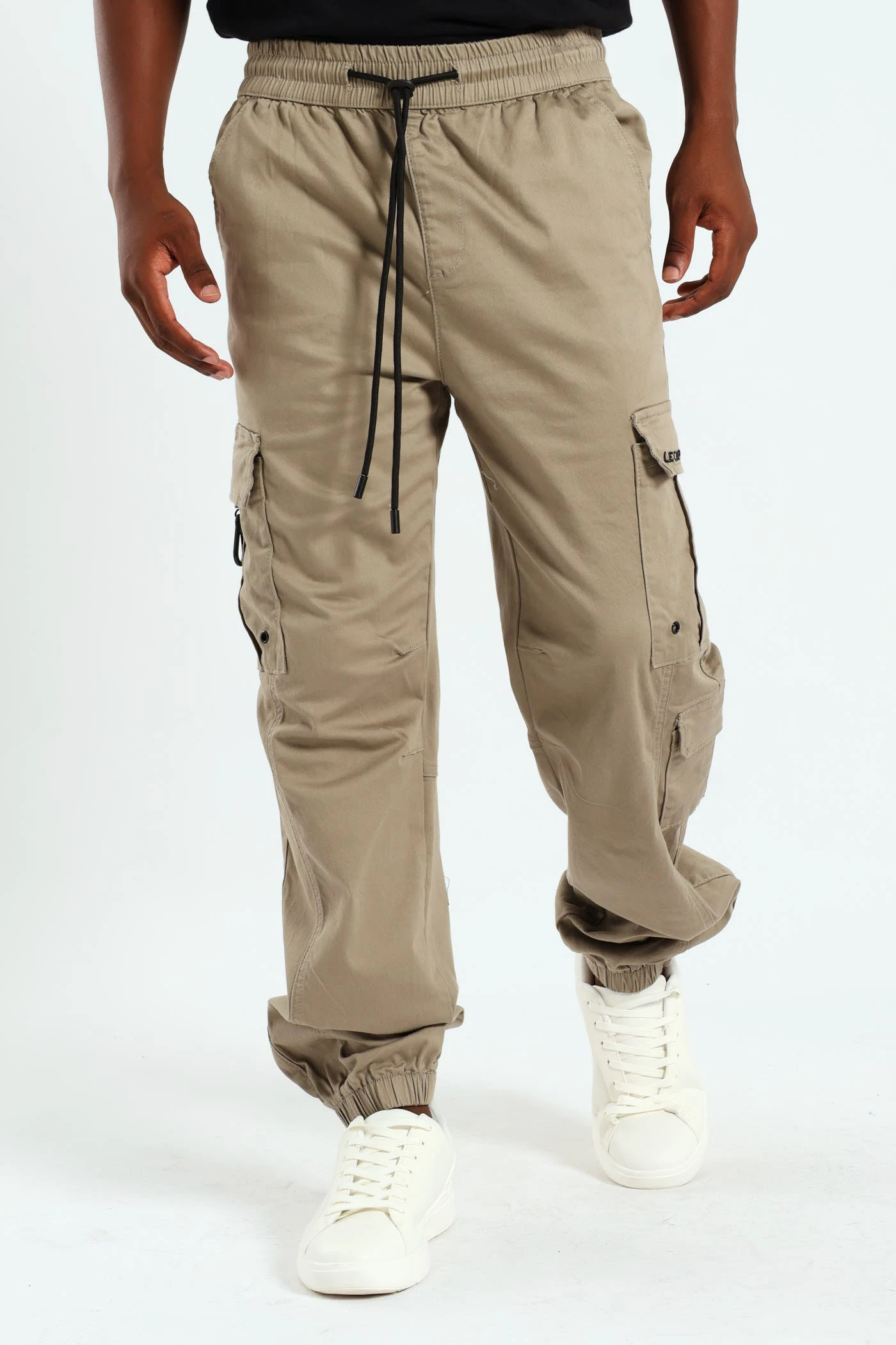 Lee Cooper Allan Cuffed Cargo Pants - Taupe(Allan Cuffed Cargo Pants Taupe 38246501) 3 Lee Cooper Allan Cuffed Cargo Pants - Taupe(Allan Cuffed Cargo Pants Taupe 38246501)