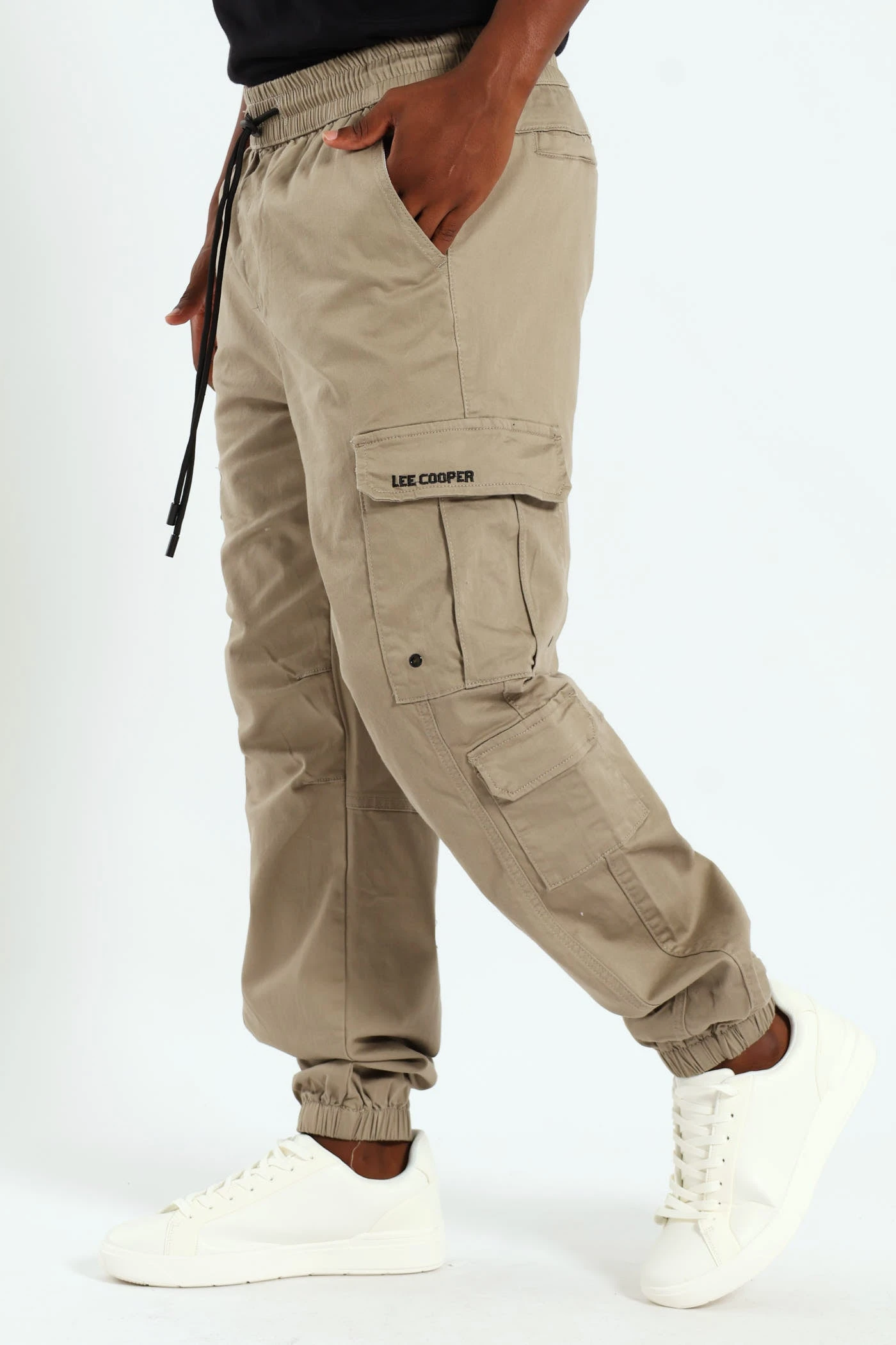 Lee Cooper Allan Cuffed Cargo Pants - Taupe(Allan Cuffed Cargo Pants Taupe 38246501) 6 Lee Cooper Allan Cuffed Cargo Pants - Taupe(Allan Cuffed Cargo Pants Taupe 38246501) - Image 4
