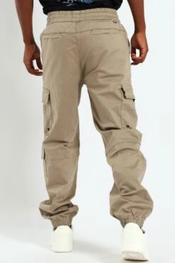 Lee Cooper Allan Cuffed Cargo Pants - Taupe(Allan Cuffed Cargo Pants Taupe 38246501) 8 Lee Cooper Allan Cuffed Cargo Pants - Taupe(Allan Cuffed Cargo Pants Taupe 38246501) -Lee Outlet EDG190220251093