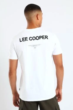 Lee Cooper Armani Tee - White(Armani Tee White 40651101) -Lee Outlet EDG270820255597