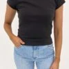 Lee Essential Rib Tee Timeless Black 2 Lee Essential Rib Tee Timeless Black -Lee Outlet Essential Rib Tee Timeless Black fcjpg