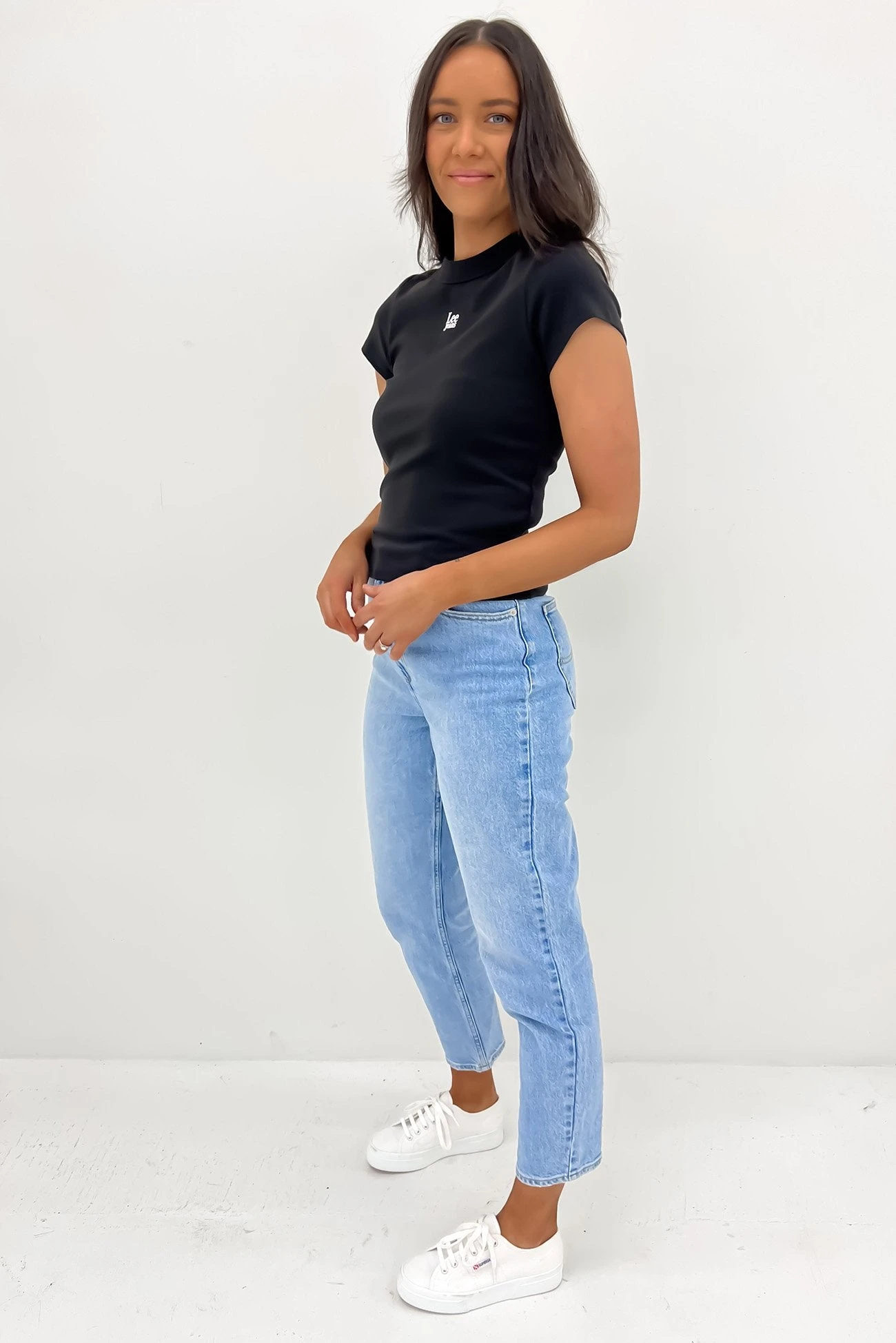 Lee Essential Rib Tee Timeless Black 4 Lee Essential Rib Tee Timeless Black - Image 2