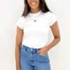 Lee Essential Rib Tee Timeless White
