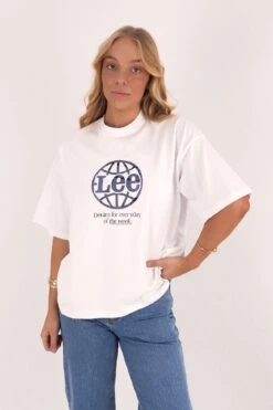 Everyday Lee Boxy Tee Optic White