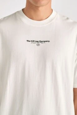 HD Lee Co Baggy Tee Vintage White -Lee Outlet HD Lee Co Baggy Tee Vintage White fcjpg