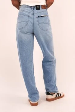 Lee High Baggy Jean Horizon Blue Petite -Lee Outlet High Baggy Jean Horizon Blue Petite b