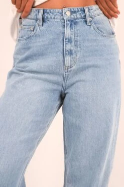 Lee High Baggy Jean Horizon Blue Petite -Lee Outlet High Baggy Jean Horizon Blue Petite f