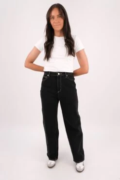 Lee High Baggy Jean Throwback Black