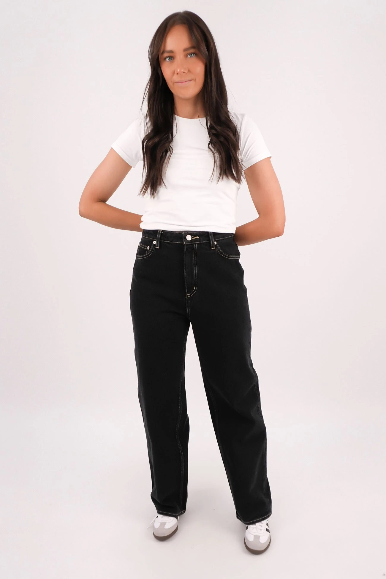 Lee High Baggy Jean Throwback Black 3 Lee High Baggy Jean Throwback Black