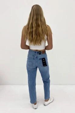 Lee High Moms Jean Blue Flame -Lee Outlet High Moms Jean Blue Flame bb