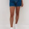 Lee High Relaxed Short Blue Quarter 1 Lee High Relaxed Short Blue Quarter -Lee Outlet High Relaxed Short Blue Quarter ffjpg