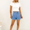 Lee High Relaxed Short Brooklyn Blue