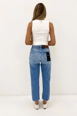 Lee High Straight Crop Jean Blue Envy -Lee Outlet High Straight Crop Jean Blue Envy bb