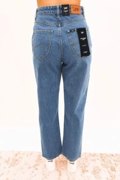 Lee High Straight Jean Cosmic Indigo -Lee Outlet High Straight Jean Cosmic Indigo1
