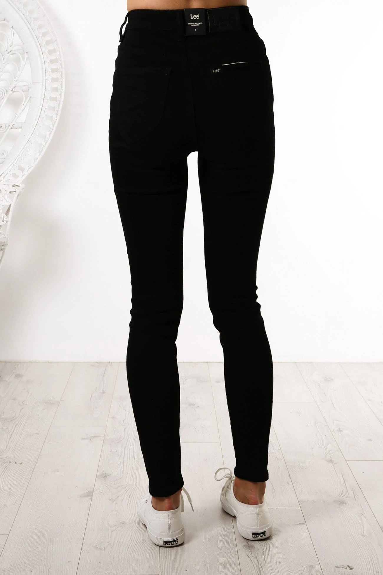 Lee High Licks Crop Jean Primo Black 6 Lee High Licks Crop Jean Primo Black - Image 4