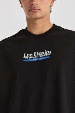 Lee Independence Baggy Tee Black -Lee Outlet Independence Baggy Tee Black fcjpg