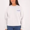 Lee Independent Baggy Sweat White Marle -Lee Outlet Independent Baggy Sweat White Marle f4
